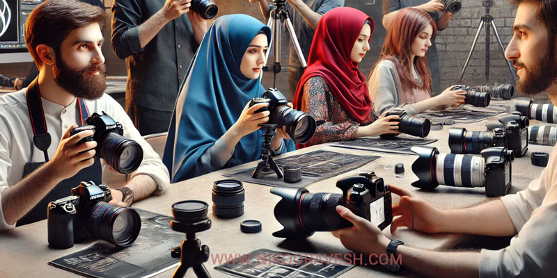 آموزش عکاسی دیجیتال در شمال تهران و دوره عکاسی دیجیتال حرفه ای در نیکوروش و ثبت نام بهترین کلاس عکاسی دیجیتال با تماس تلفنی و فرم اینترنتی دوره عکاسی کلاس عکاسی در تهران آموزش عکاسی بهترین کلاس عکاسی در تهران آموزش عکاسی تبلیغاتی - بهبود مهارت‌های فنی و هنری عکاسی