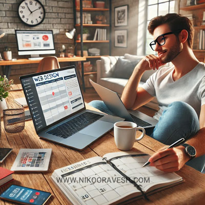 آموزش طراحی وب سایت ویژه بازارکار در تهران و معرفی نیکوروش بهترین مرکز آموزش طراحی سایت ویژه بازارکار با مدرک بین المللی با ثبت نام آنلاین دوره طراحی سایت آموزش طراحی وب سایت از مبتدی تا پیشرفته بهترین دوره طراحی سایت آموزش طراحی سایت با مدرک بین المللی آموزش طراحی سایت رایگان آموزش طراحی سایت بهترین آموزشگاه کامپیوتر در تهران آموزشگاه های برنامه نویسی در تهران - انعطاف‌پذیری در زمان و مکان کار